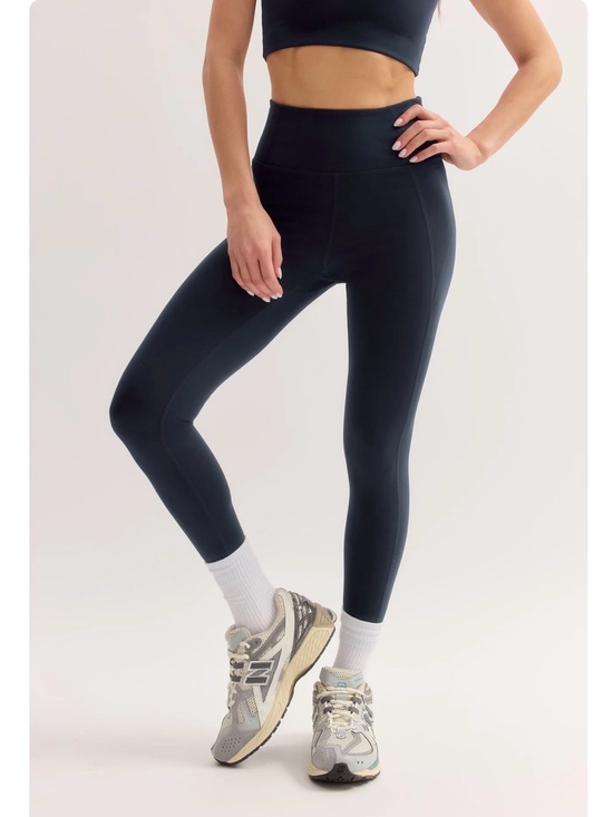 girlfriend collective Pants - Girlfriend Collective Navy Blue High Rise Leggings Size M